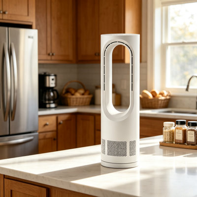 Cinq ventilateurs de tour sans pales réglables, ventilateur de refroidissement pour les espaces calmes dans les chambres et les salons, unité de tour à air sans lame à 60 degrés oscillant