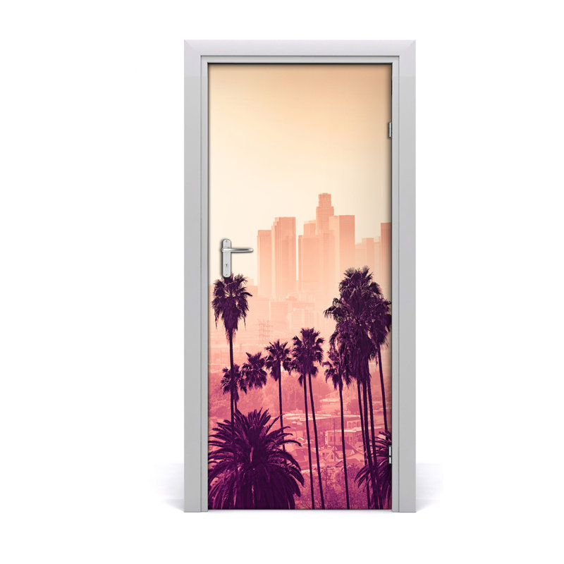 Los Angeles City Door Decal