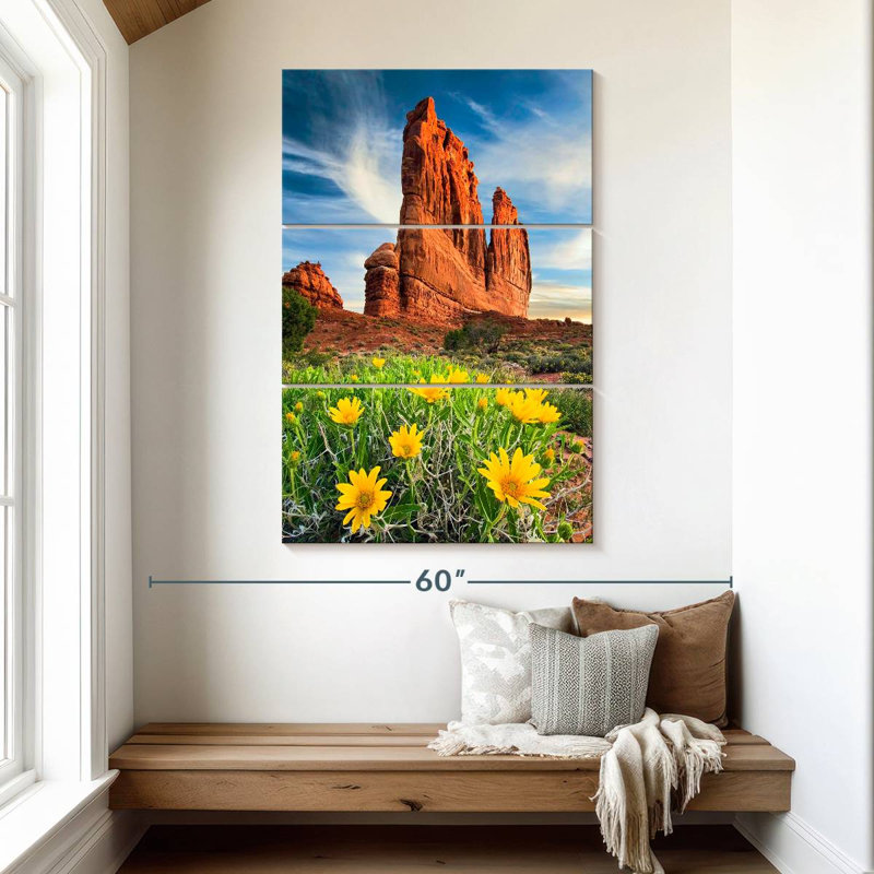 Alvord Courthouse Towers, 50" H x 32" W