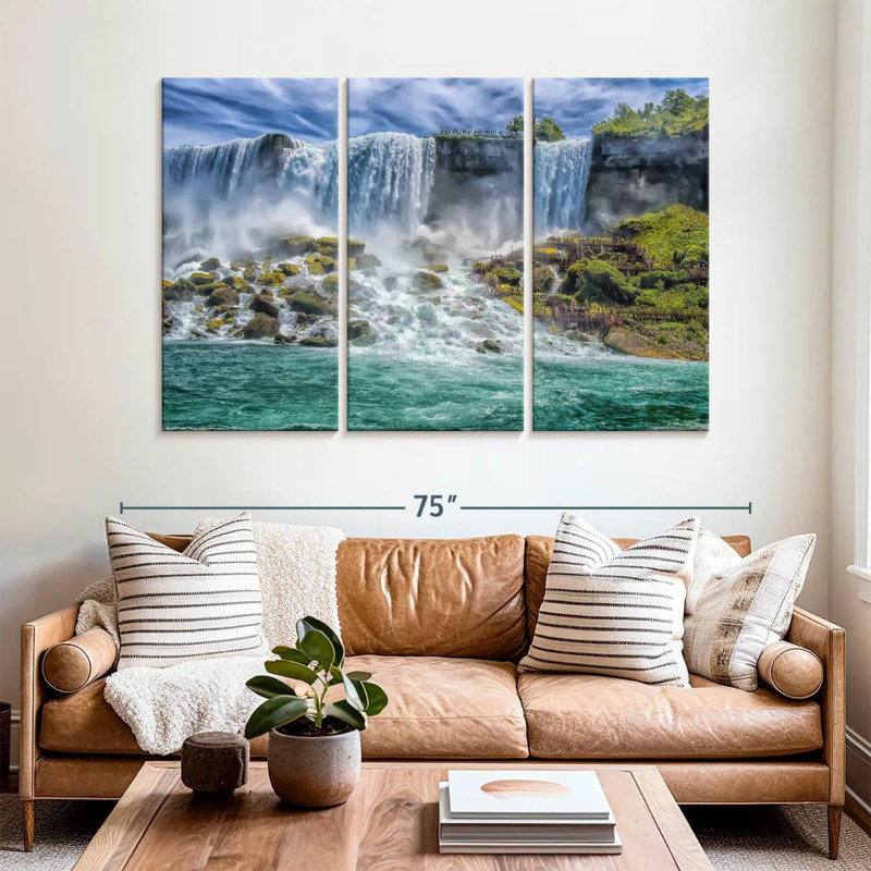 Alvord Niagara Falls Stream, 42" H x 65" W