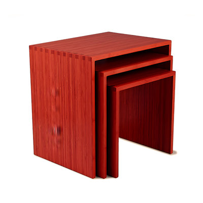 Tables gigognes en bois massif