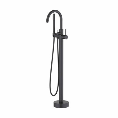 Robinet de baignoire circulaire à poignée simple
