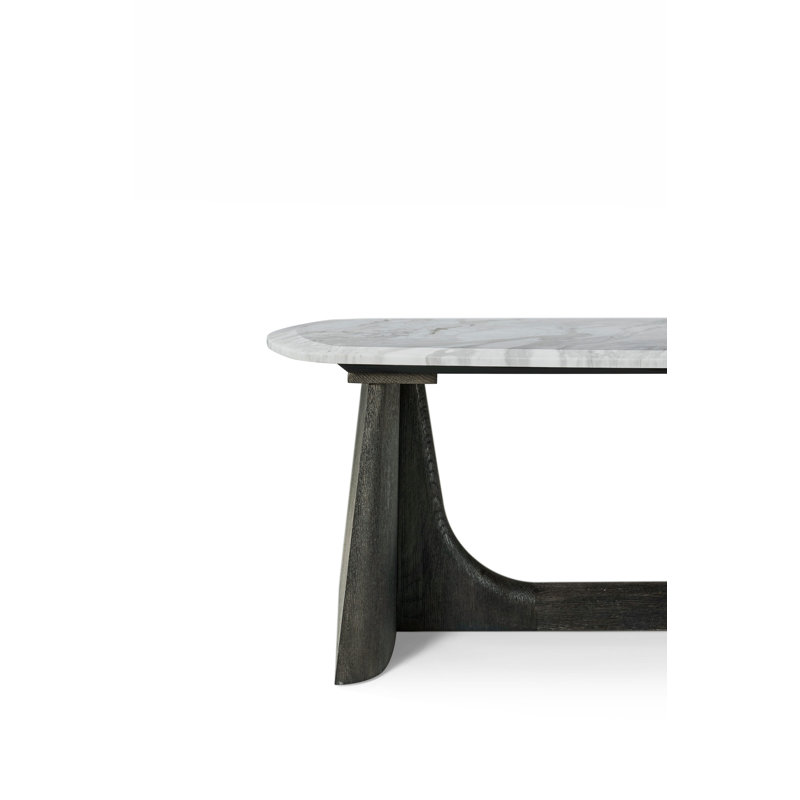 Repose Marble Coffee Table, Charcoal
