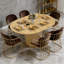 Table de rangement avec rangement, table de salle à manger extensible