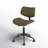 Flara Faux Leather Mid-Century Office Chair-242207876