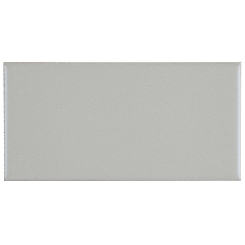Guilford 3" x 6" Ceramic Subway Wall & Floor Tile, Matte Desert Gray