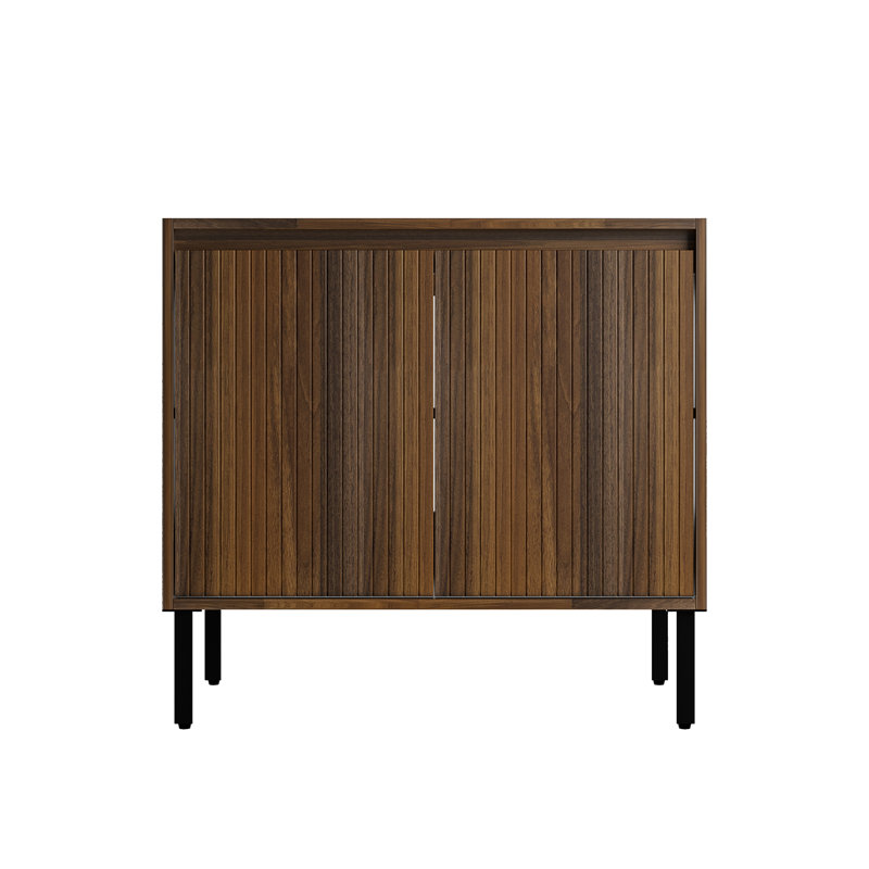 Meuble-lavabo en bois de noyer avec meuble-lavabo et lavabo, design moderne pour la maison
