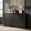 Commode décorative à 6 tiroirs Curved Edge-1771694877