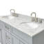 Ensemble de meuble-lavabo double 61 po Partham-70317185