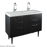Cigno Single Hole Bathroom Faucet with Drain Assembly