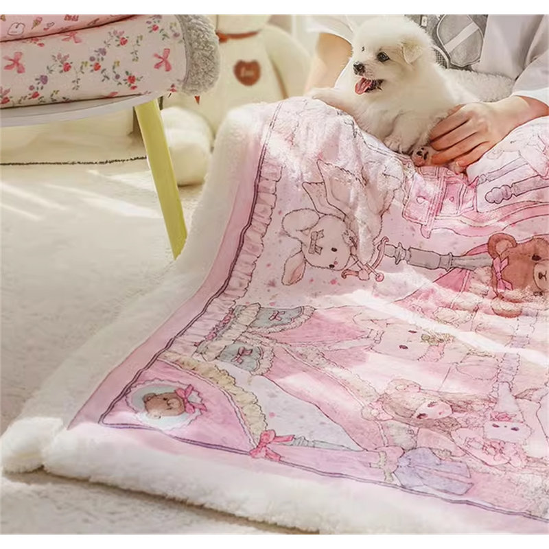 Petite courtepointe pour animal de compagnie, L 19,68 po x L 27,55 po