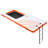 15x6.5FT Inflatable Dock Platform with 4*6FT Trampoline Mesh Pool, Floating Platform Water Mat