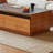 Log style simple solid wood coffee table-103105010