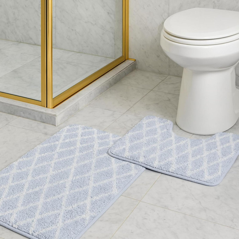 Bath Mat, Blue