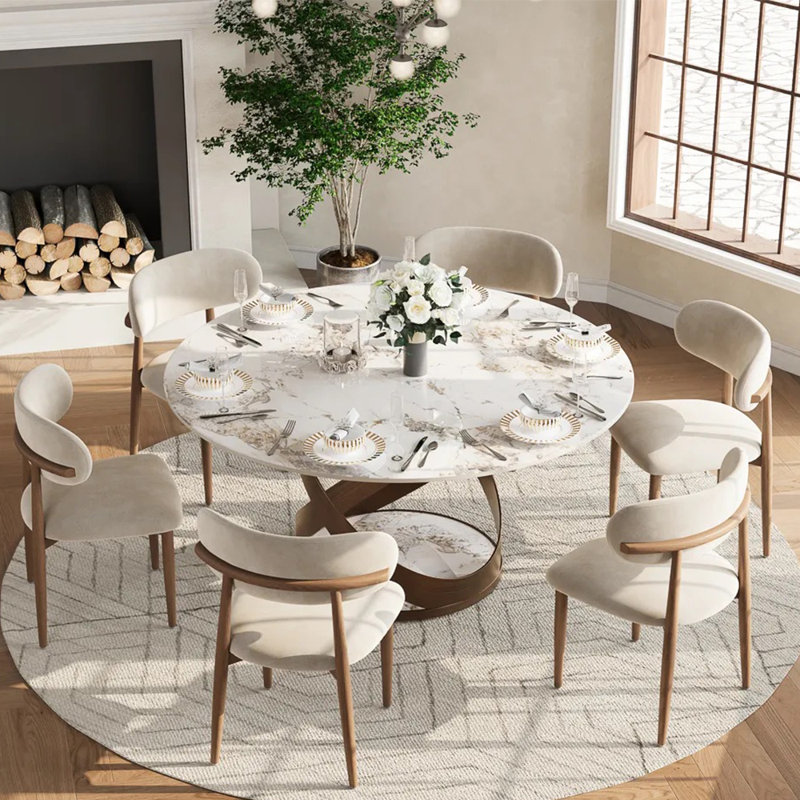 Table de salle à manger Maxwell, Bronze, H 29,53 po x L 59,06 po x l 59,06 po, Pandora