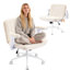 Fauteuil pivotant en chenille avec accoudoirs rabattables réglables pour les jambes croisées-1490950942-1490950941