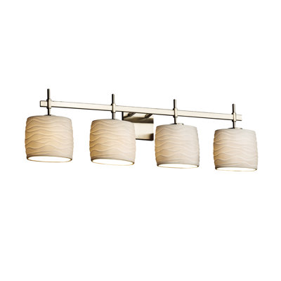 Éclairage pour meuble-lavabo 4 lumières limoges