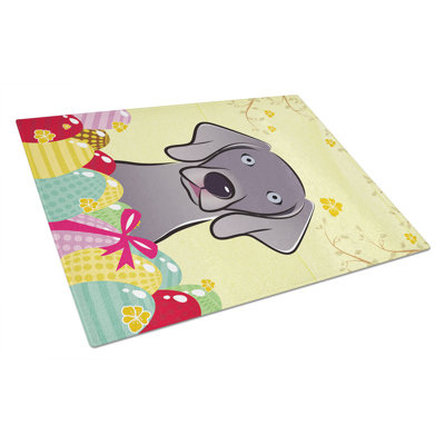 Planche à découper en verre trempé à caroline de pâques