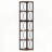 Six-Tier Corner Bookshelf Versatile Storage Rack