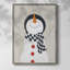 Festive Snowman II, reproduction encadrée - bois massif-304522452