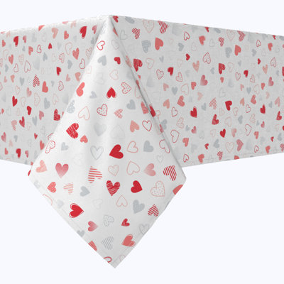 Fette Square Valentine's Day Cotton Twill Tablecloth