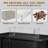 Ceasare 24.5'' H x 42.9'' W Propane Outdoor Fire Pit Table with Lid