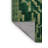Machine Washable Art Deco Green Area Rug-2125762269