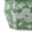Ceramic Planters Floral Pattern Indoor Outdoor Decorative Garden Pots For Home And Garden Display Use Set Of 3 - 9", 8", 7" Green
