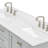 Cambridge 66.25'' Double Bathroom Vanity with Carrara Quartz Top-1729008798