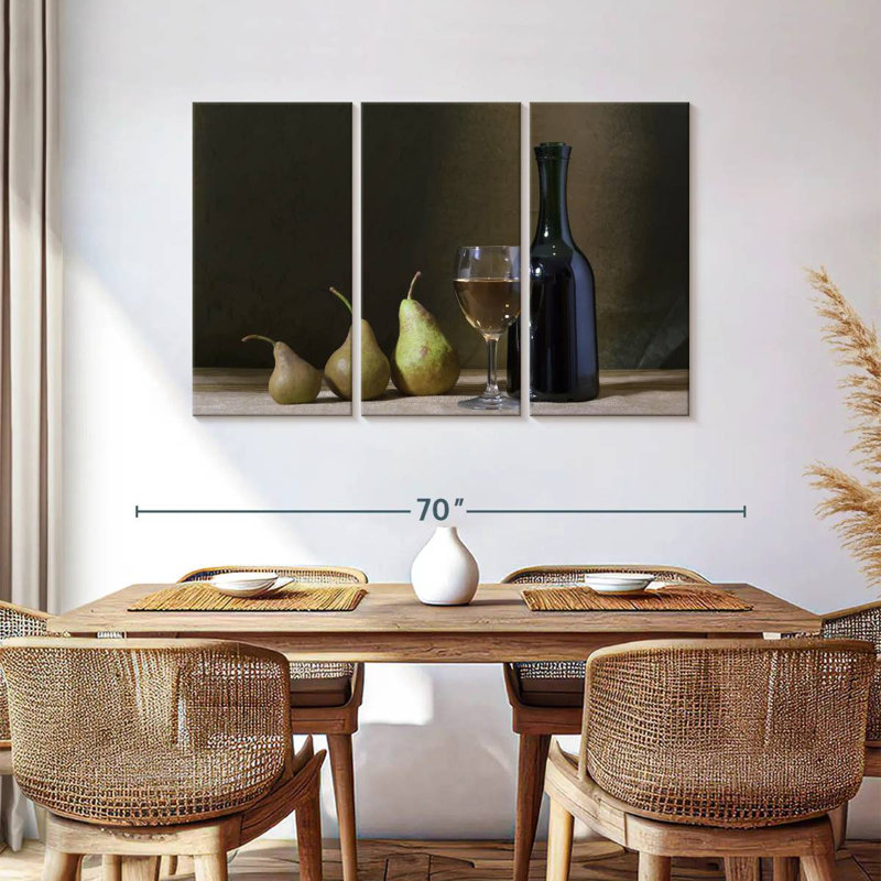 Yarlin Wine and Pears, 36" H x 57" W