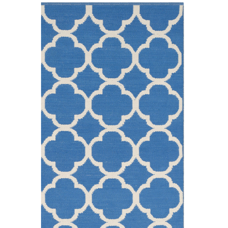 Tapis en coton tissé à la main Desota, Rectangle 4 pi x 6 pi