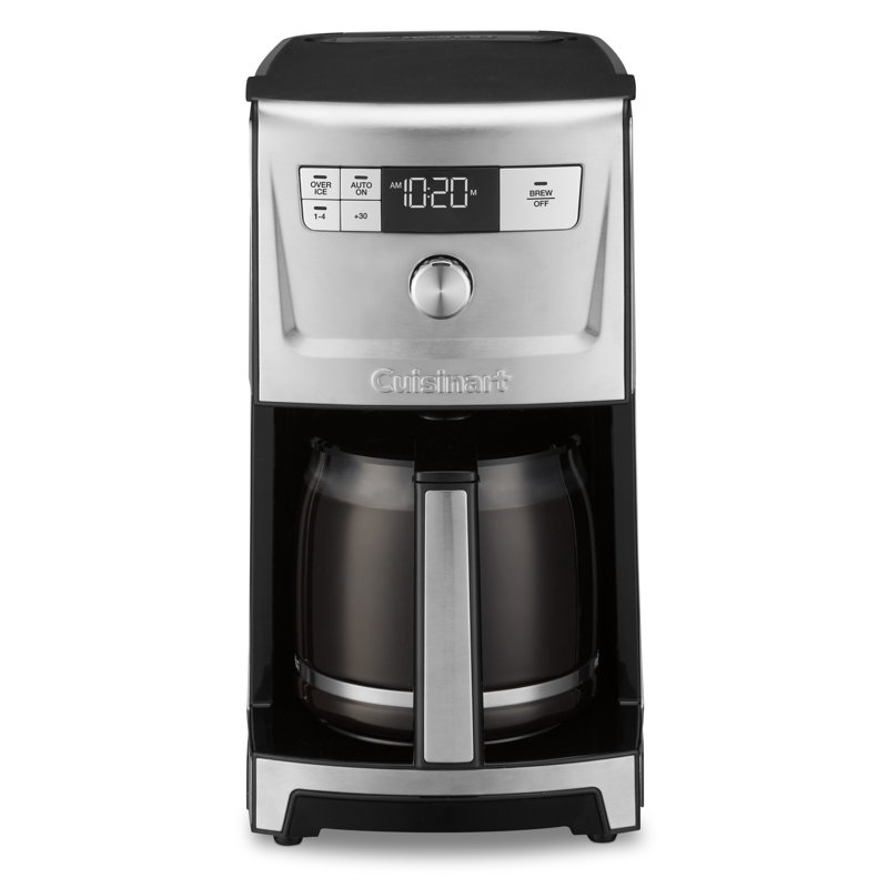Perfectemp 14-Cup Programmable Coffeemaker, Stainless Steel/Black