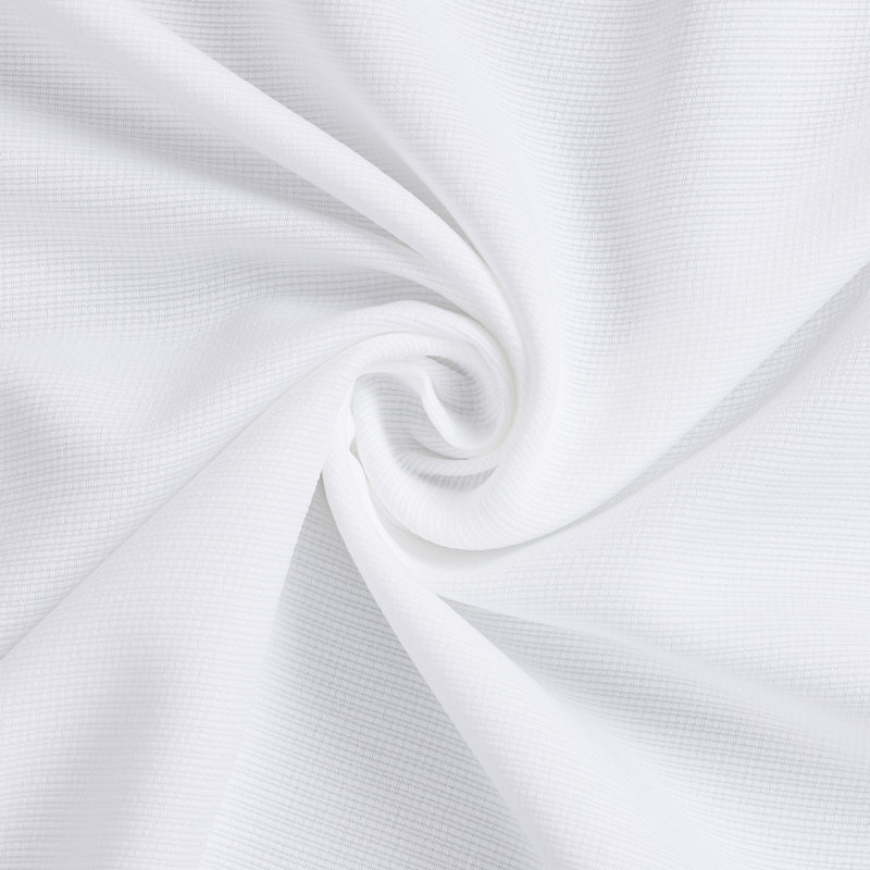 Sun Zero Emma Bow Valance Semi-Sheer Rod Pocket Curtain Panel, 40" W x 63" L, White