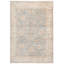 Oushak Hand Knotted Wool/Cotton Solid Colour Rug in Light Blue/Beige-93574612
