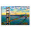 Art mural en verre acrylique 24 po x 16 po «Usa San Francisco Golden Gate» par Pierre Gavidia-1223696727