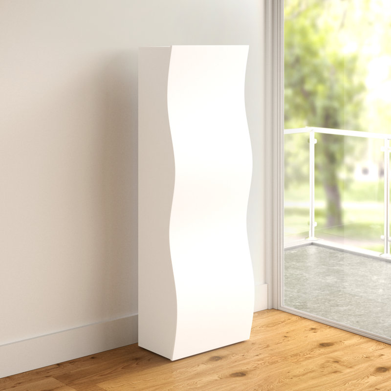 Colbie 1 Door Manufactured Wood Wardrobe