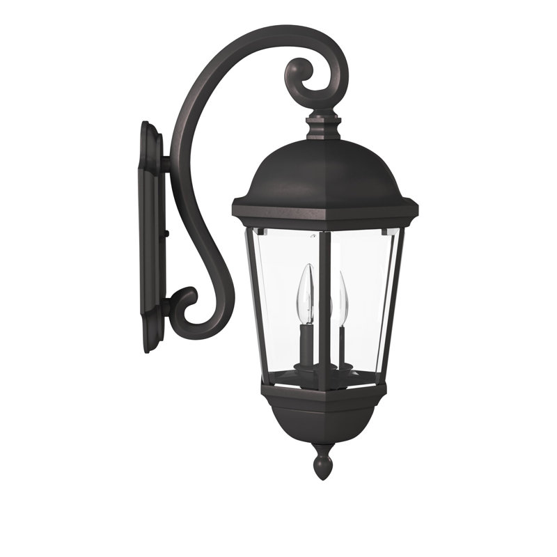 Lanterne murale d'extérieur 3 lumières Britannia, H 22 po x l 10 po x P 13 po