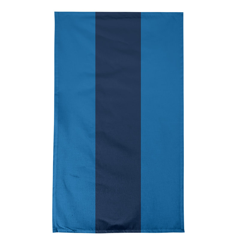 Anaheim Stripe Tea Towel Kitchen Towel, Cotton Twill, Aviator Blue/Polar Night Blue/Aviator Blue