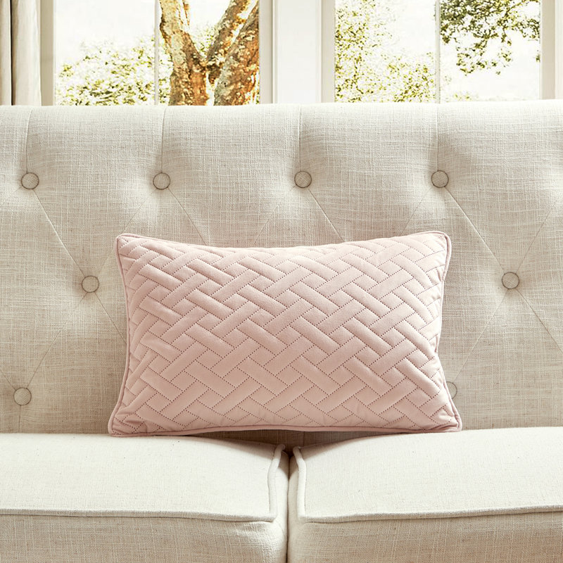 Housse de coussin réversible LOS AGENLES, Rose