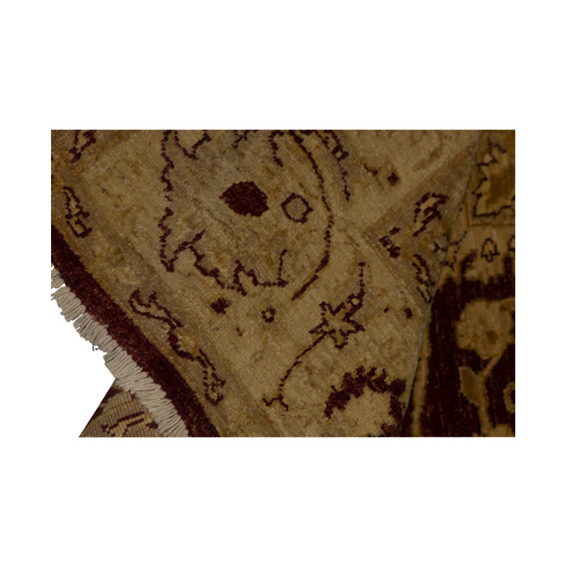 Zarbof Hand Woven Wool Oriental Area Rug