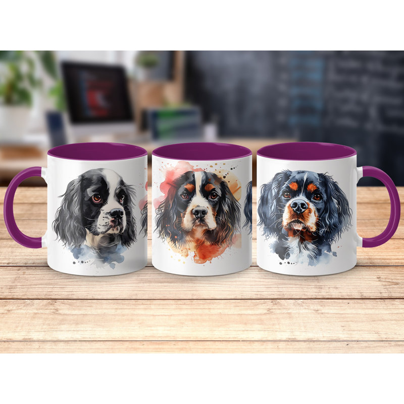 Ceramic Coffee Mug, 1, Purple