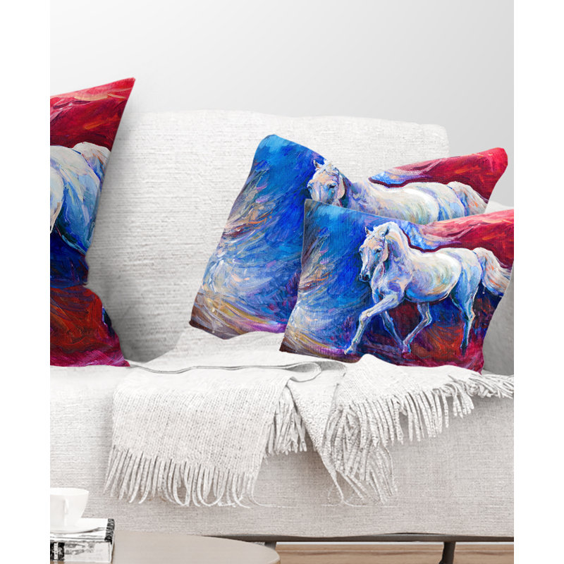 Coussin Blue Horse