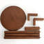 Portemanteau en bois pour la chambre à coucher, cintre créatif avec plusieurs crochets, organisateur de vêtements compact pour le bureau à domicile