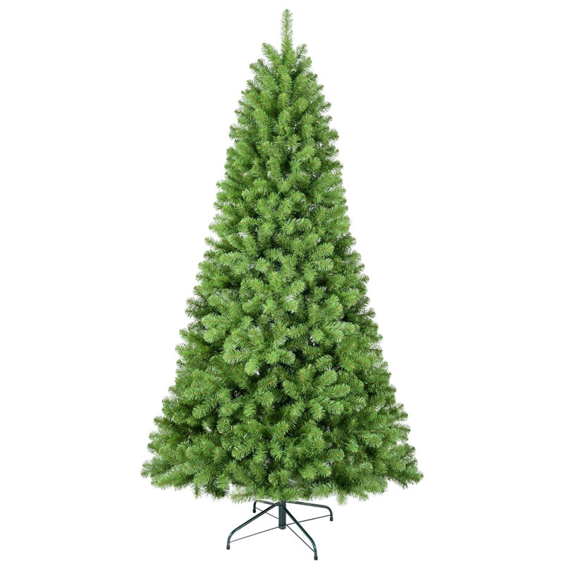 Arbre de Noël avec fil mémoire, arbre en PVC artificiel, arbre de Noël vert facile à installer pour la décoration intérieure des Fêtes