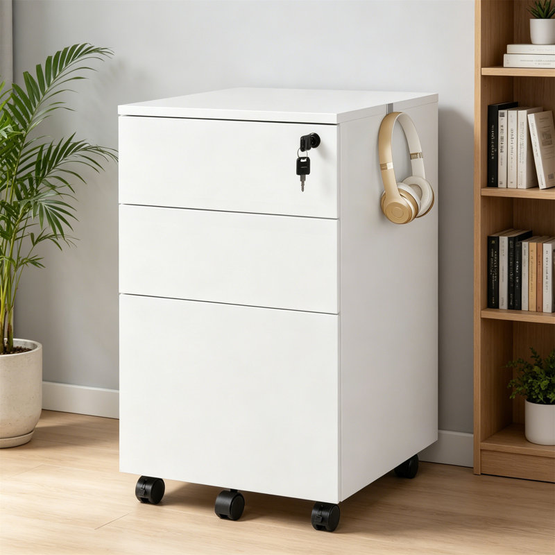 39cm Wide 3 -Drawer File Cabinet