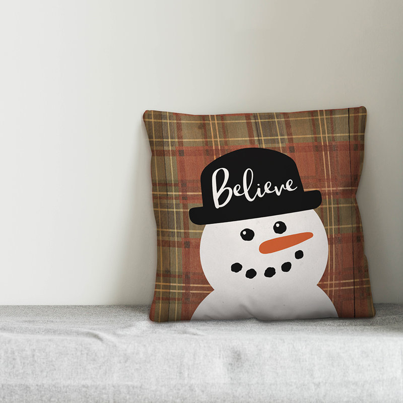 Coussin Believe, 16 po x 1 po, Housse de coussin seulement - Insert