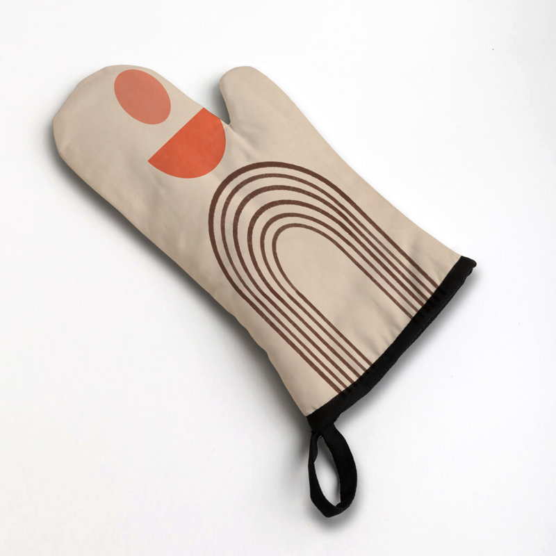 Boho Earth Oven Mitt Cotton Twill