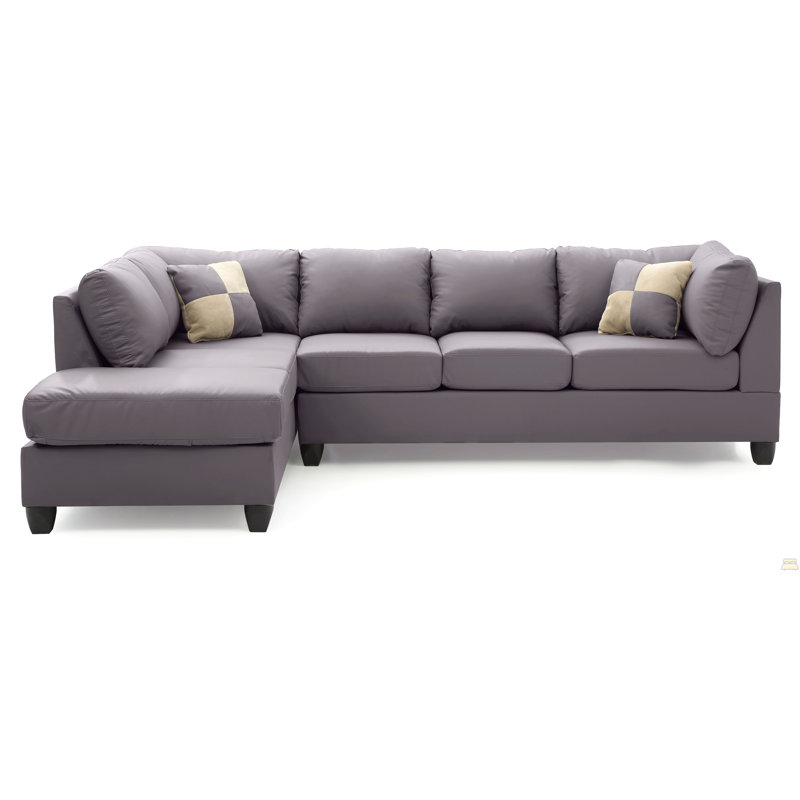 Canapé modulaire Malone G642B-SC (3 boîtes), gris