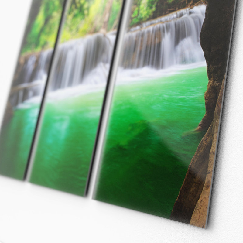 3 Piece No Frame Painting on Glass