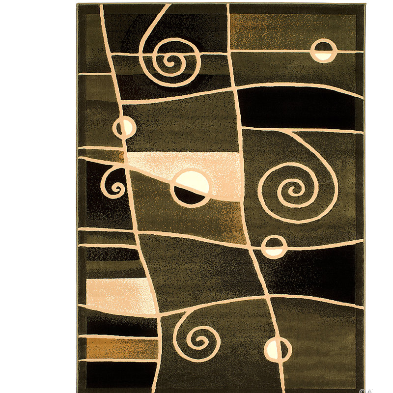Performance Abstract Indoor Rug, Rectangle 5'2" x 7'2"